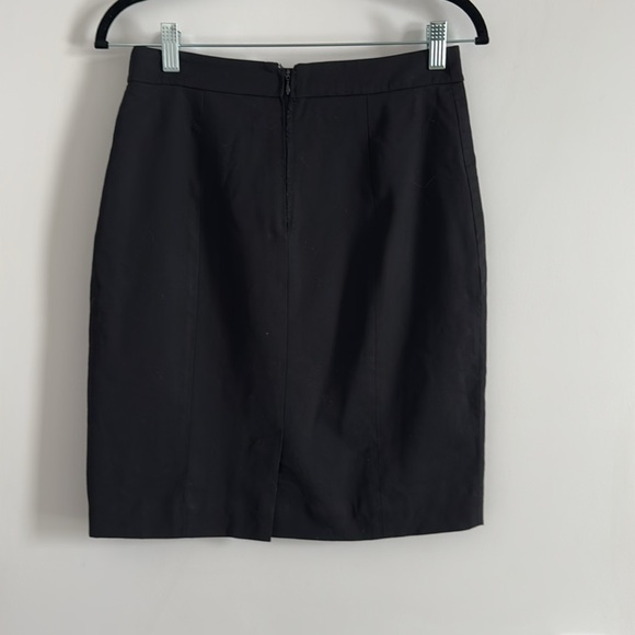 Club Monaco Wool Pencil Skirt – Black, Lined, Size 4 - Picture 2 of 6